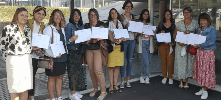 GEAB 85-21 De gauche à droite : Nathalie LEROY (ARFAB) – Angélique MURZEAU – Caroline THIBAUD – Aline GUERIN – Cindy PAILLEREAU – Anne Claire RAMBAUD – Amélie COINDET – Millie TESSON – Caroline GUITTONNEAU – Morgane THIBAUD – Cécile COULON FEBVRE