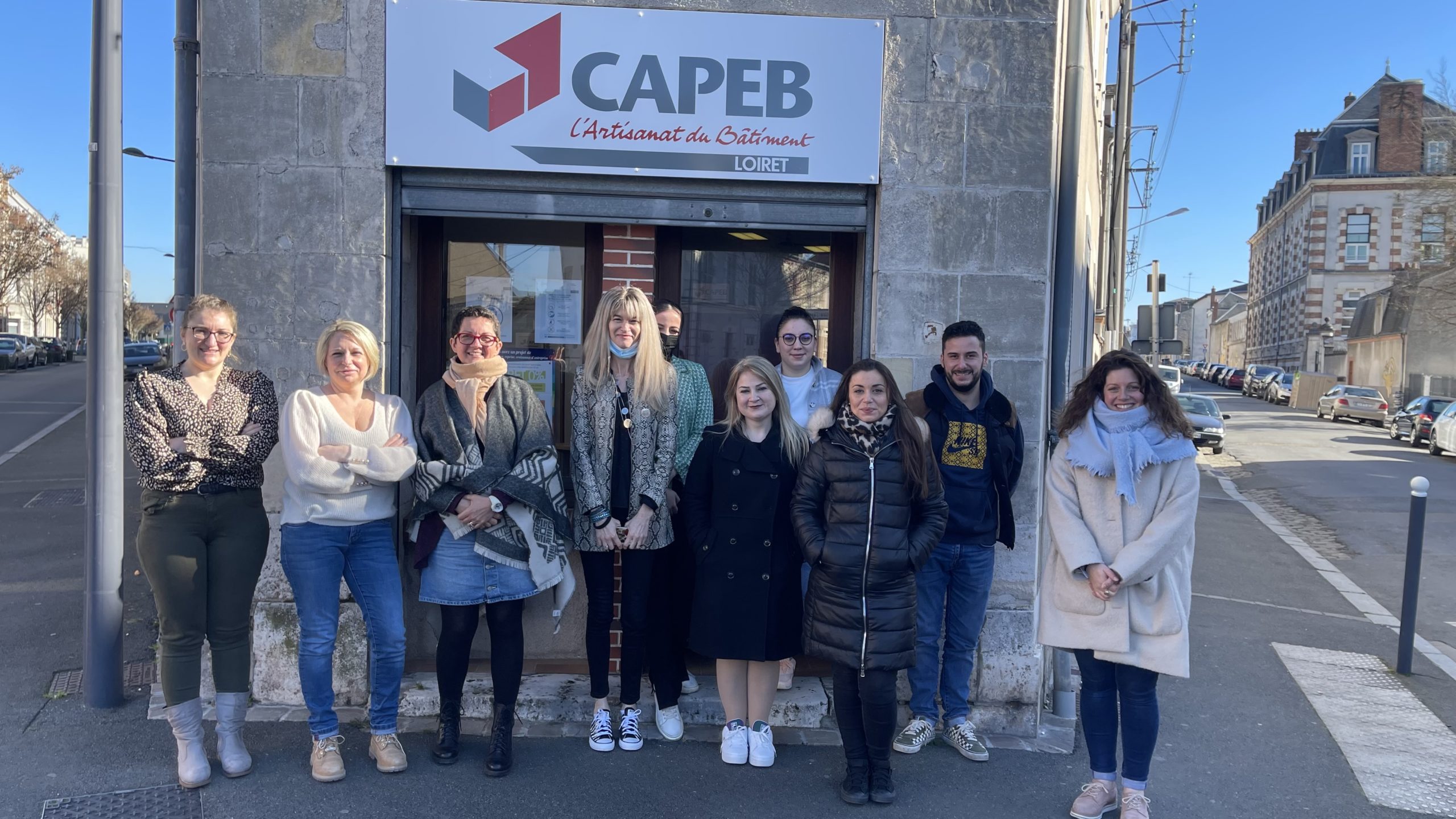 L'équipe de la CAPEB du Loiret a participé hier au lancement d'une nouvelle promotion de Gestionnaire d'entreprise Artisanale du Bâtiment (GEAB) à Orléans.