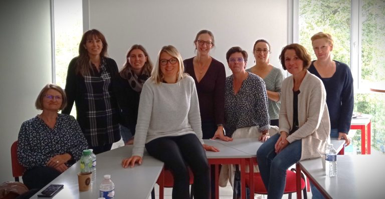 Stagiaires de la promotion GEAB 72.10 dans les locaux de la CAPEB Sarthe au Mans