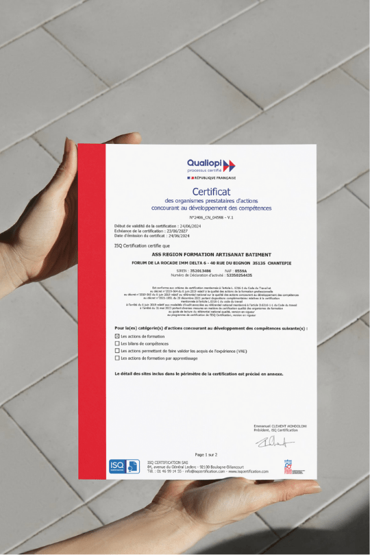 Certification qualiopi